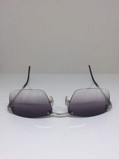Vintage Fred Lunettes Orcade F4 Rimless Sunglasses Silver Sunglasses - Super Vision Optical