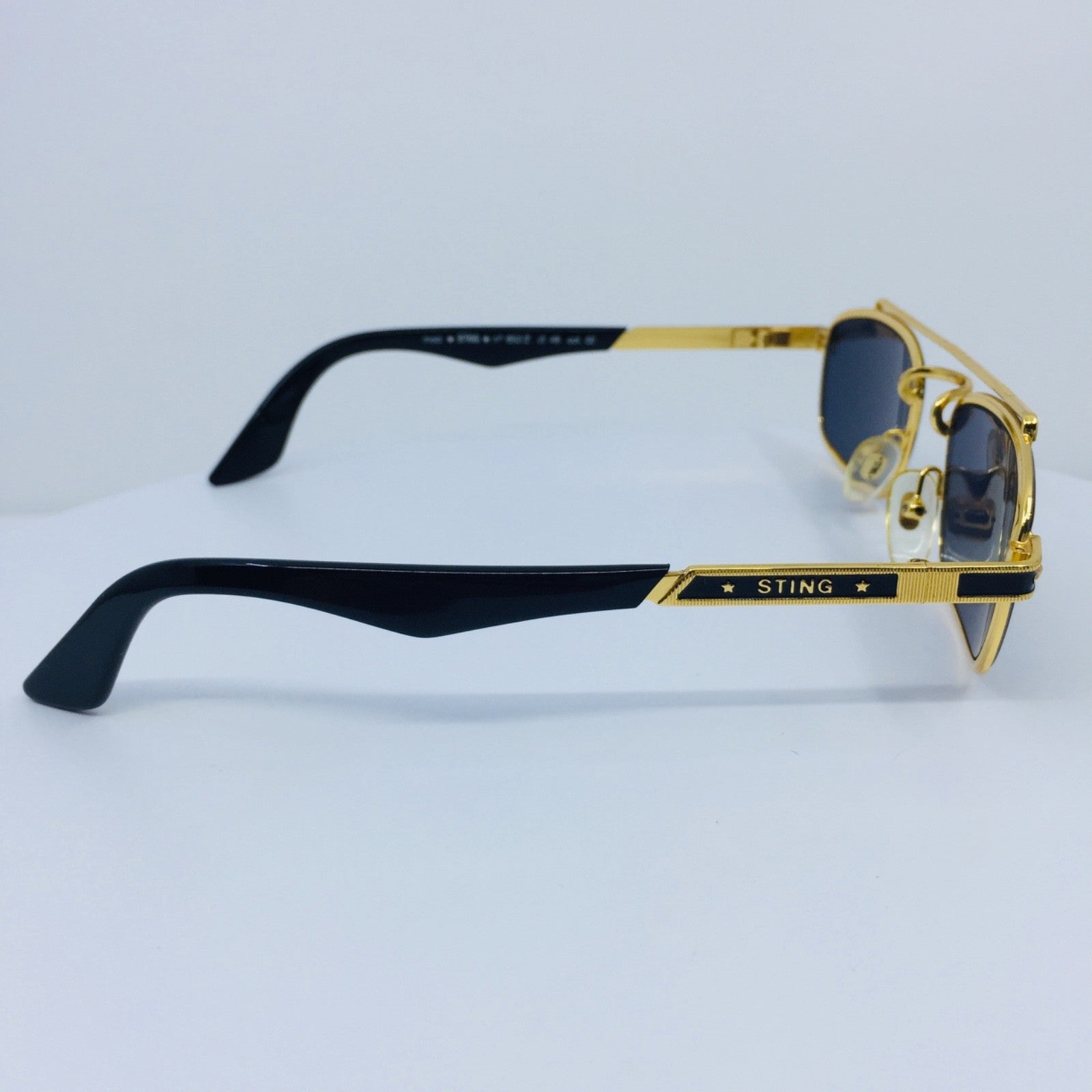 Vintage STING by Colors in Optics Mod. 652/Z Black Sunglasses - Super Vision Optical