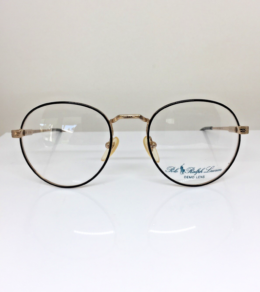 Vintage Ralph Lauren Polo Classic Vl Flex Black Eyeglasses - Super Vision Optical