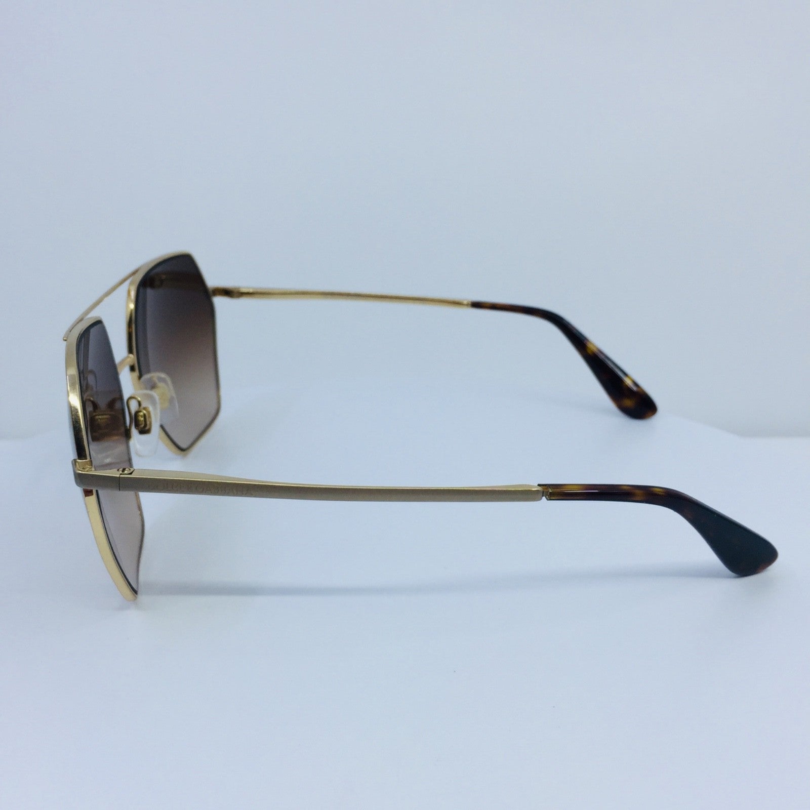 Vintage Dolce & Gabbana DG 2157 Gold Sunglasses - Super Vision Optical