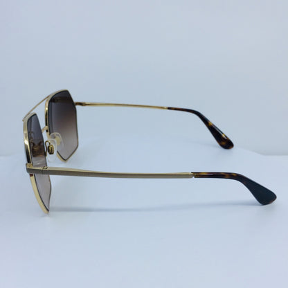Vintage Dolce & Gabbana DG 2157 Gold Sunglasses - Super Vision Optical