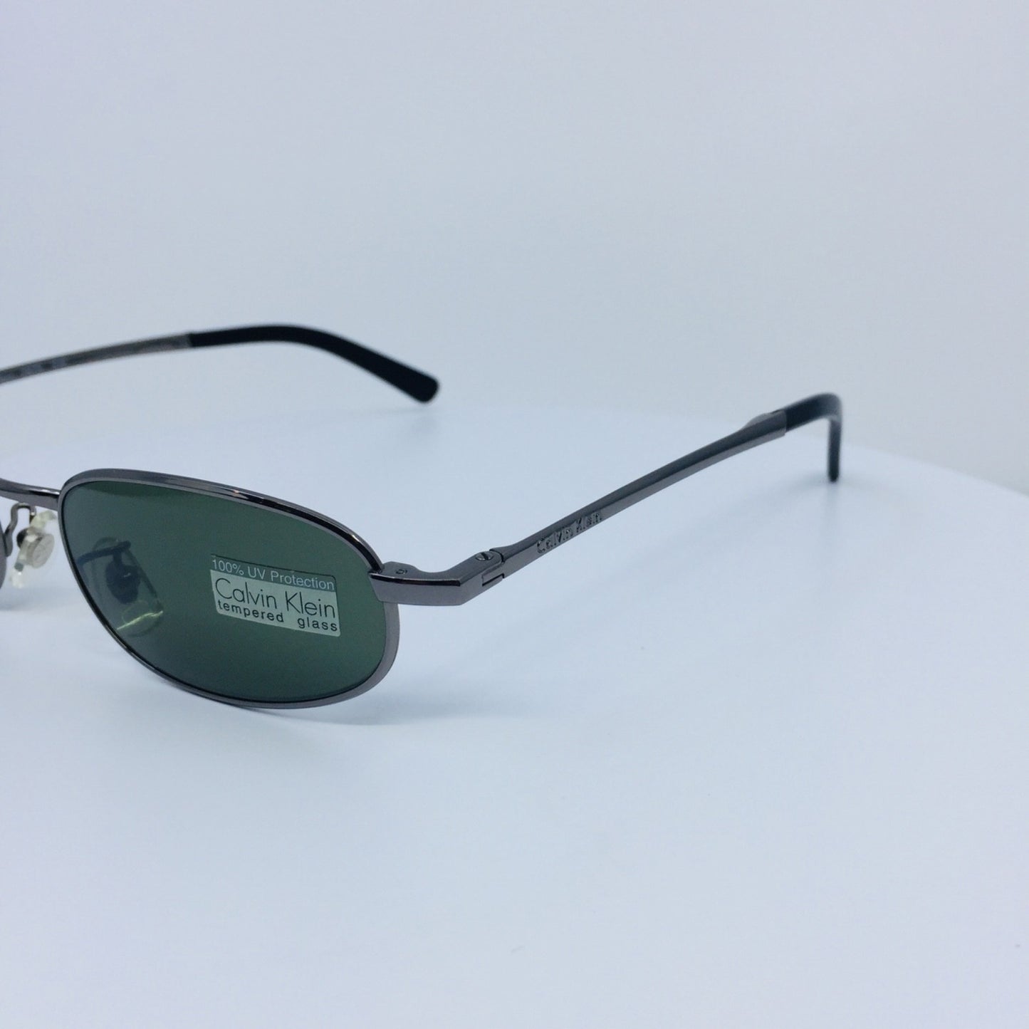 Vintage Calvin Klein CK 157-S Gunmetal Sunglasses - Super Vision Optical
