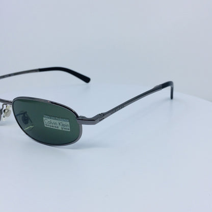 Vintage Calvin Klein CK 157-S Gunmetal Sunglasses - Super Vision Optical