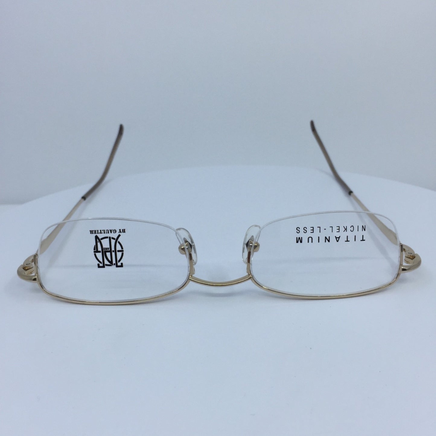 Vintage Jean Paul Gaultier JPG 57-0030 Gold Eyeglasses - Super Vision Optical