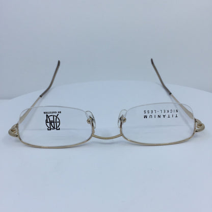 Vintage Jean Paul Gaultier JPG 57-0030 Gold Eyeglasses - Super Vision Optical