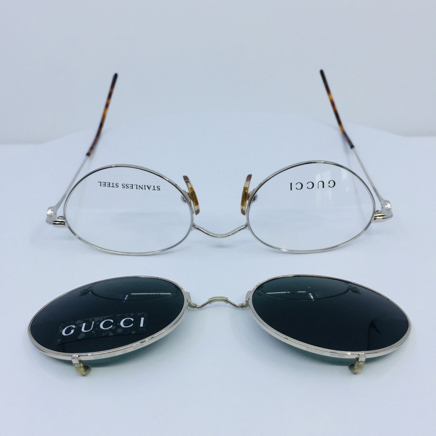 Vintage Gucci GG 2624 Silver Eyeglasses - Super Vision Optical