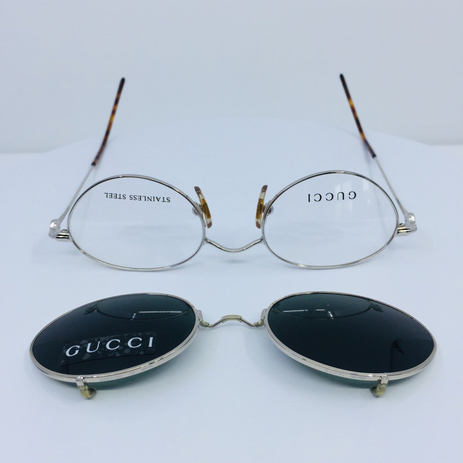 Vintage Gucci GG 2624 Silver Eyeglasses - Super Vision Optical