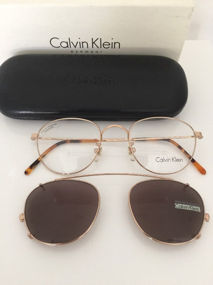 Vintage Calvin Klein CK 226 Gold Sunglasses - Super Vision Optical