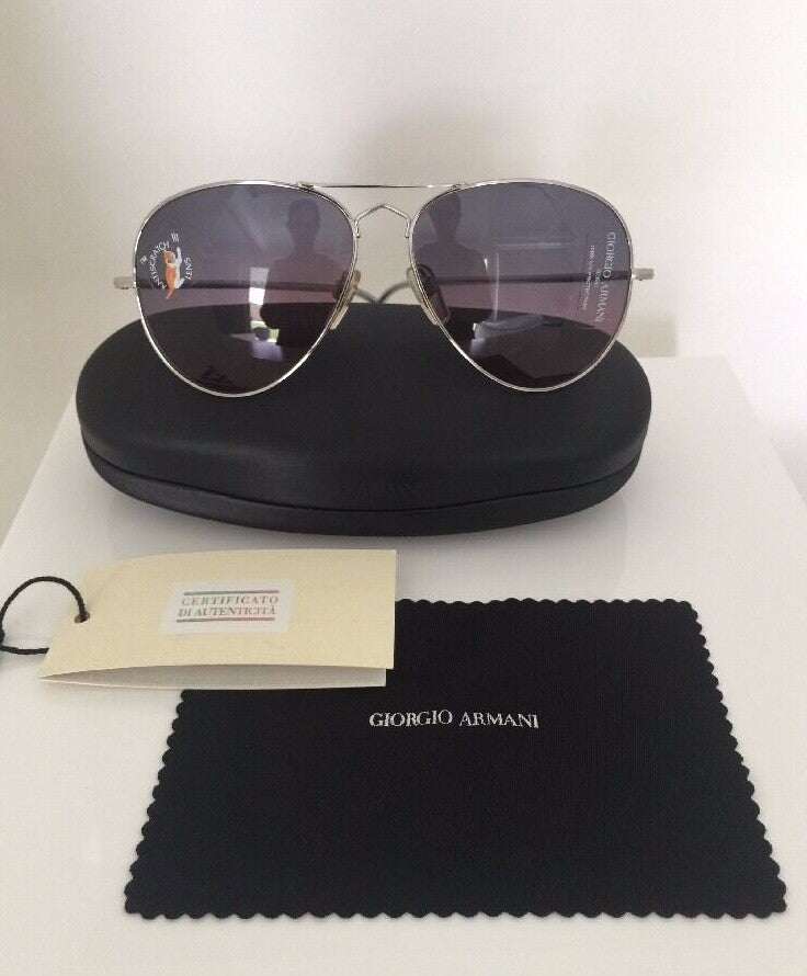 Vintage Giorgio Armani GA 615 S Silver Sunglasses - Super Vision Optical