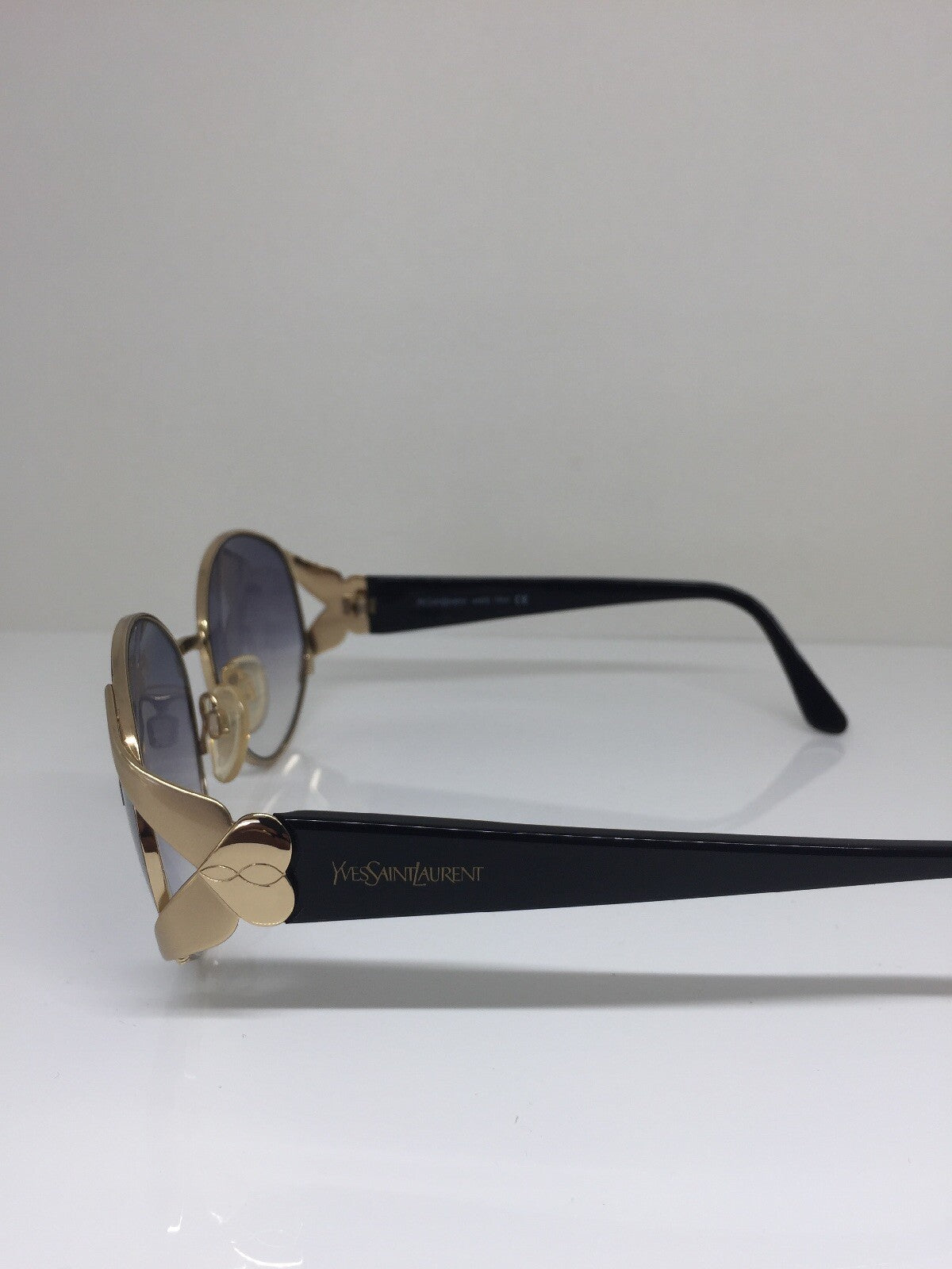 Vintage Saint Laurent YSL 6044 Gold Sunglasses - Super Vision Optical
