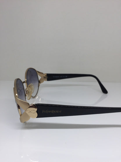 Vintage Saint Laurent YSL 6044 Gold Sunglasses - Super Vision Optical