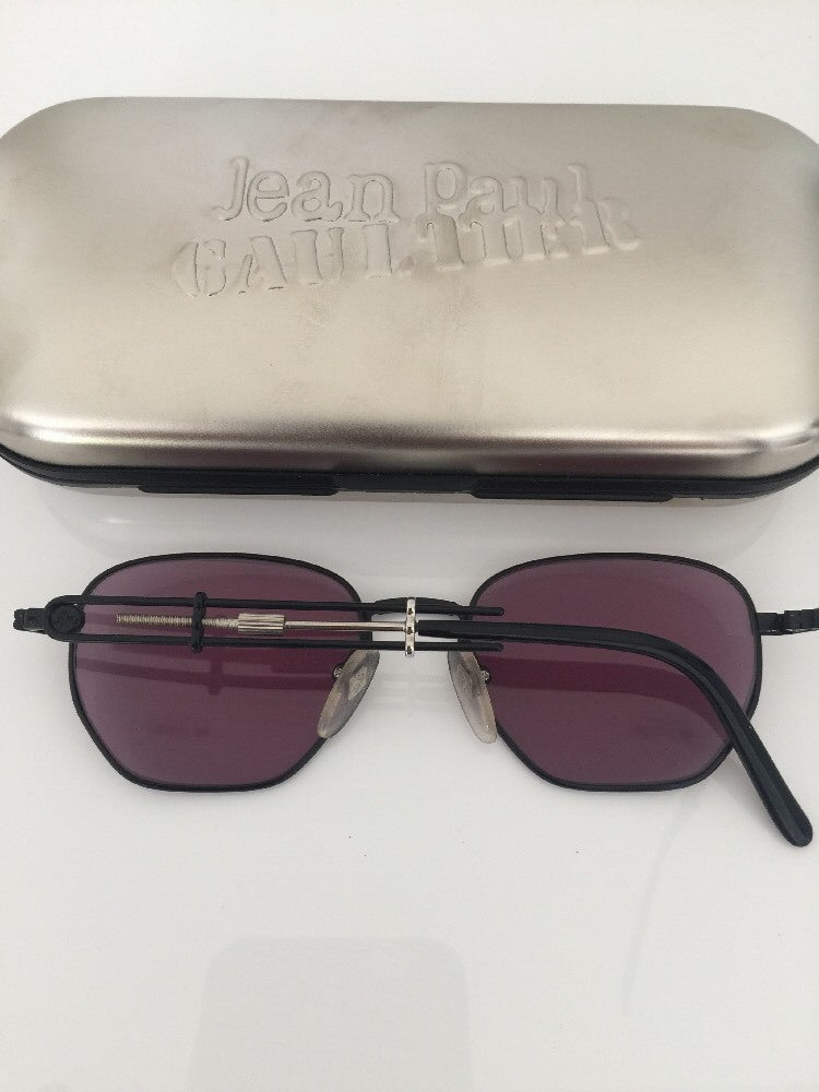 Vintage Jean Paul Gaultier JPG 55-4174 Silver Sunglasses - Super Vision Optical