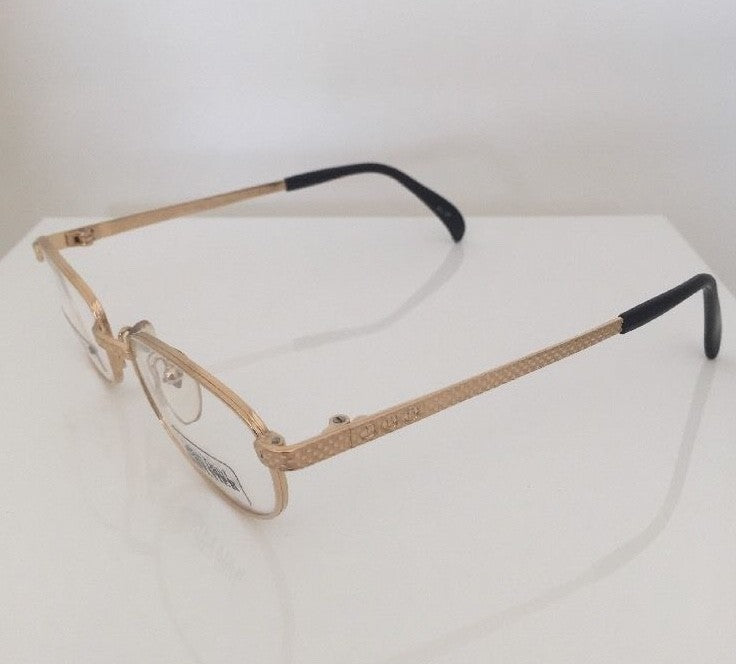 Vintage Jean Paul Gaultier JPG 55-8174 Gold Eyeglasses - Super Vision Optical