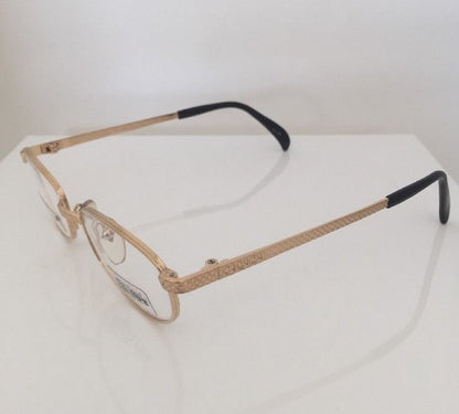 Vintage Jean Paul Gaultier JPG 55-8174 Gold Eyeglasses - Super Vision Optical