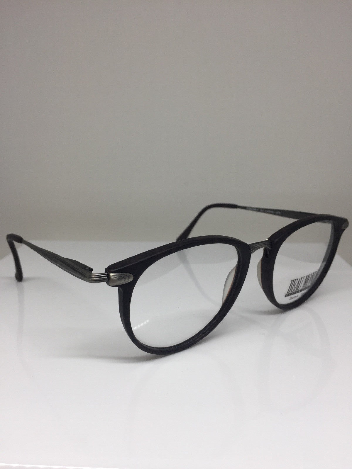 Vintage Beau Monde Collection Ramsey Gunmetal Eyeglasses - Super Vision Optical