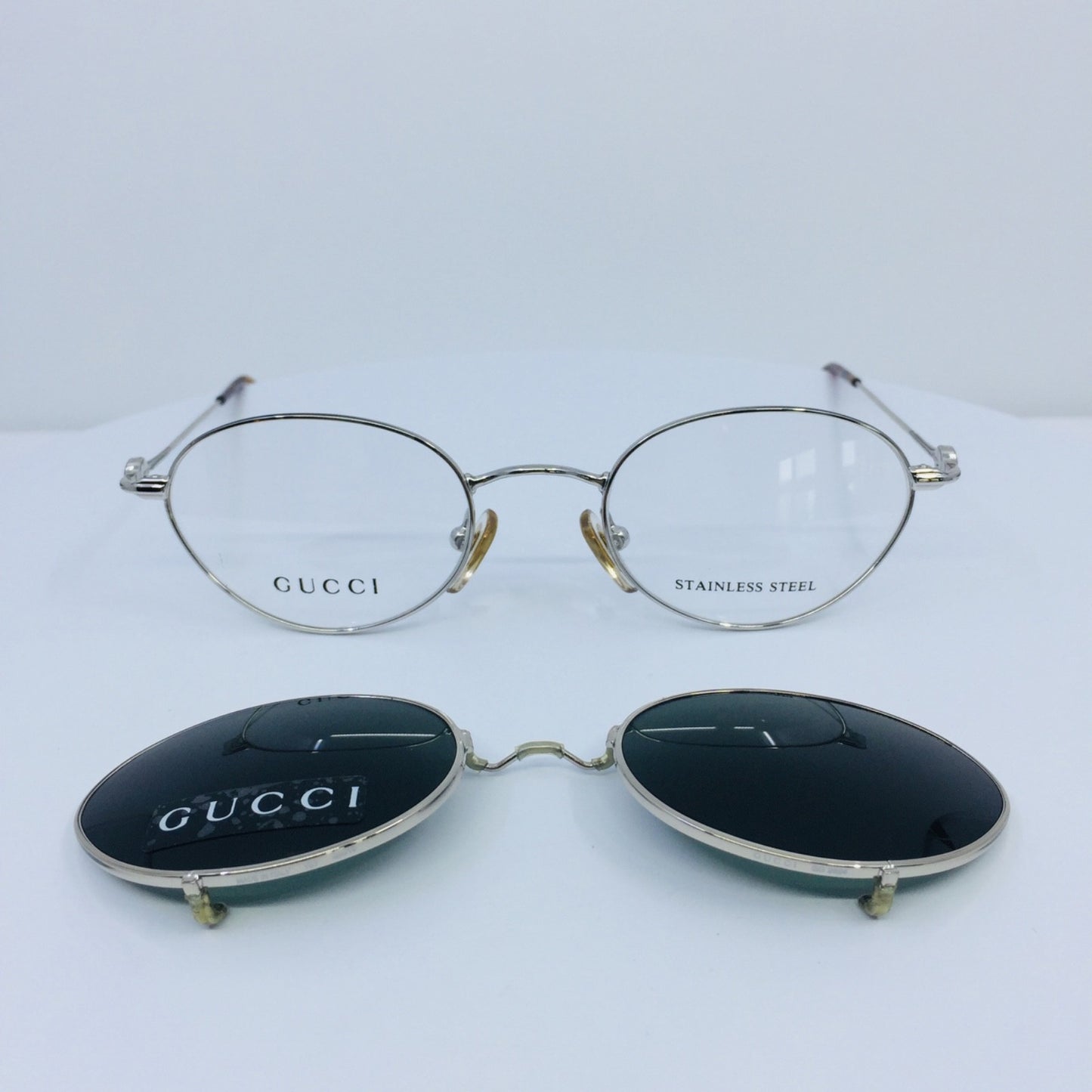 Vintage Gucci GG 2624 Silver Eyeglasses - Super Vision Optical