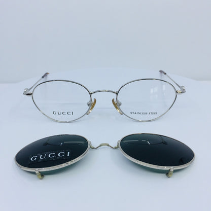 Vintage Gucci GG 2624 Silver Eyeglasses - Super Vision Optical