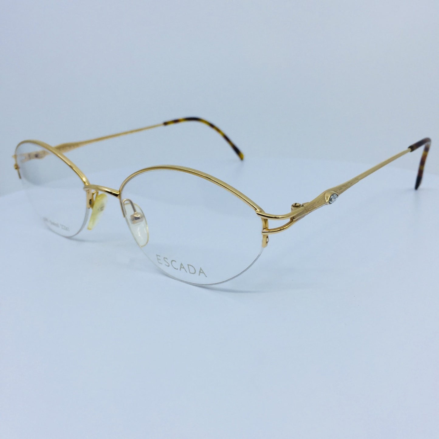 Vintage ESCADA E 0164 Gold Eyeglasses - Super Vision Optical