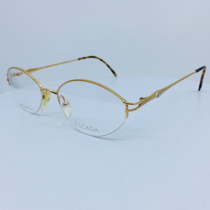 Vintage ESCADA E 0164 Gold Eyeglasses - Super Vision Optical
