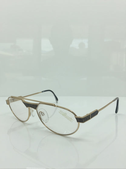 Vintage Silhouette 6161 Gold Sunglasses - Super Vision Optical