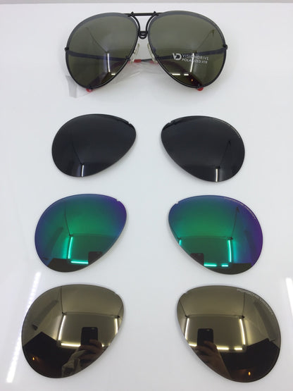 Vintage Porsche Design P8478 Black Sunglasses - Super Vision Optical