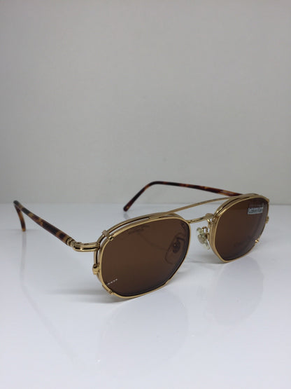 Vintage Calvin Klein CK 232 Gold Sunglasses - Super Vision Optical