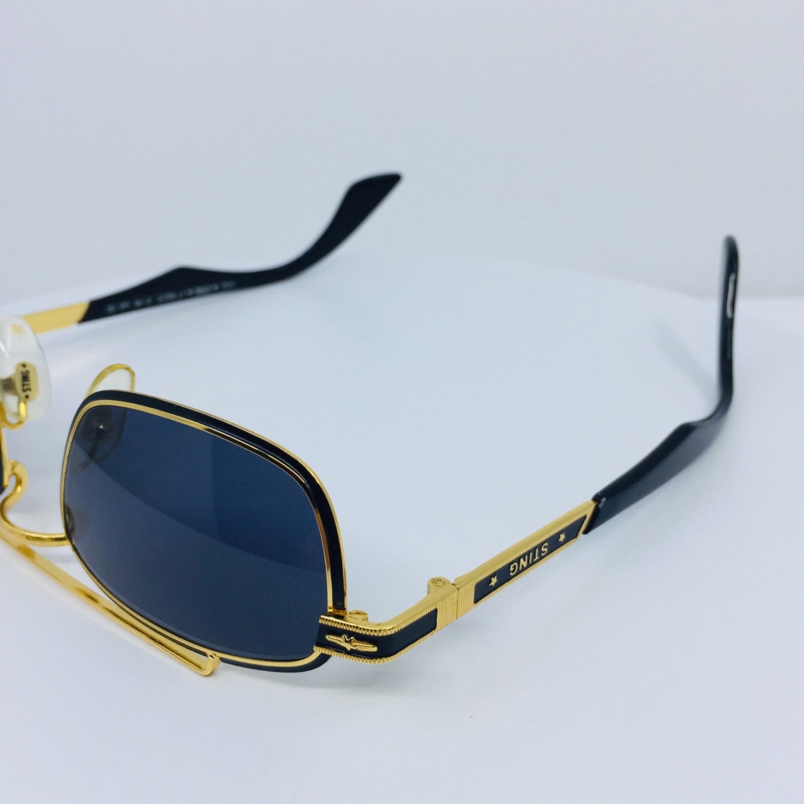 Vintage STING by Colors in Optics Mod. 652/Z Black Sunglasses - Super Vision Optical