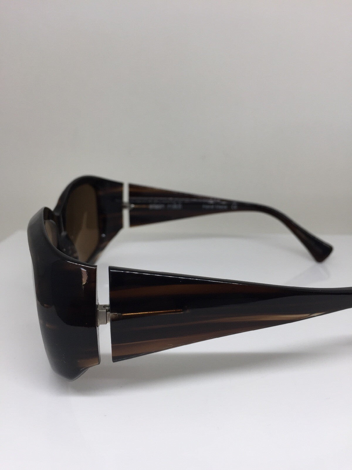 Vintage Alain Mikli A 0538 13 V3 Brown Sunglasses - Super Vision Optical