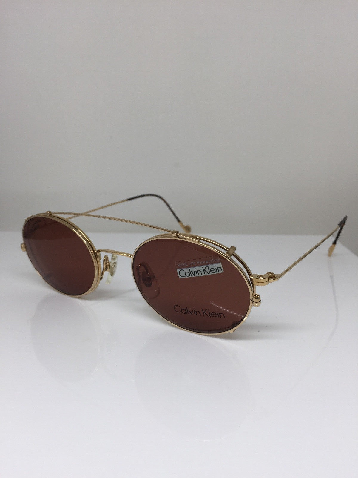 Vintage Calvin Klein CK 115 Gold Sunglasses - Super Vision Optical