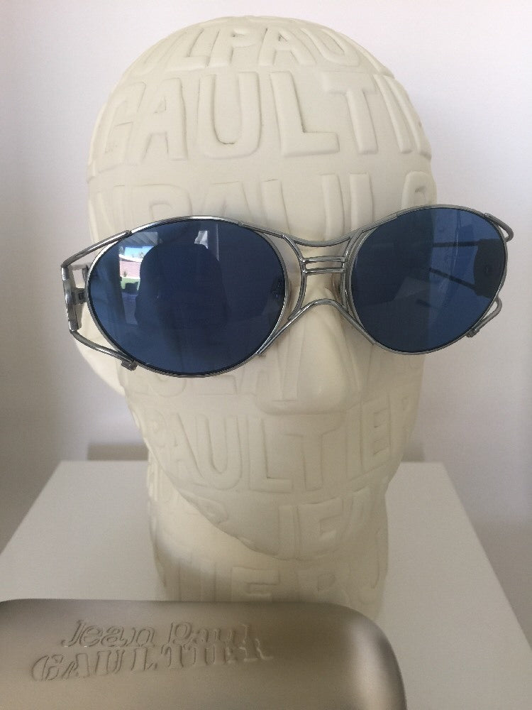 Vintage Jean Paul Gaultier JPG 58-6101 Silver Sunglasses - Super Vision Optical