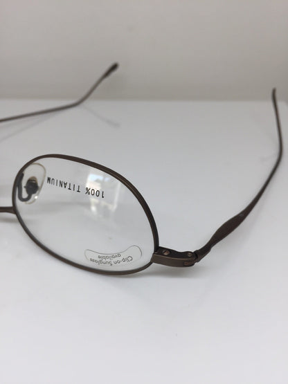 Vintage Calvin Klein CK 510 Brown Eyeglasses - Super Vision Optical