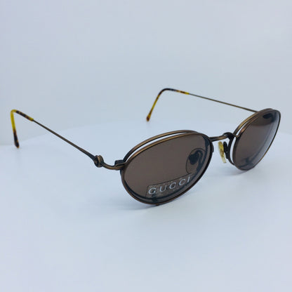 Vintage Gucci GG 2624 Brown Eyeglasses - Super Vision Optical