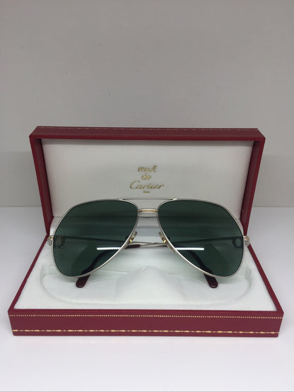 Vintage Cartier Aviator Gold Sunglasses - Super Vision Optical