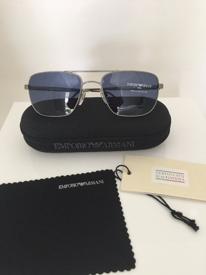 Vintage Emporio Armani EA 159-S Silver Sunglasses - Super Vision Optical