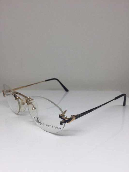 Vintage Lux De Paris Soprani Black Sunglasses - Super Vision Optical