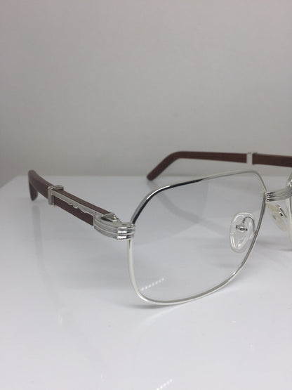 Vintage Kashab by Seagull Kashab 04 Silver Eyeglasses - Super Vision Optical