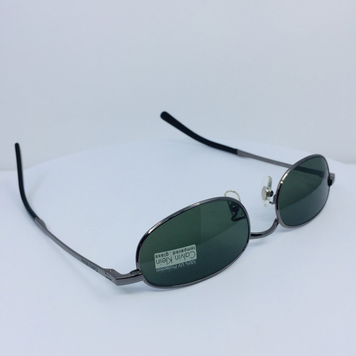 Vintage Calvin Klein CK 157-S Gunmetal Sunglasses - Super Vision Optical