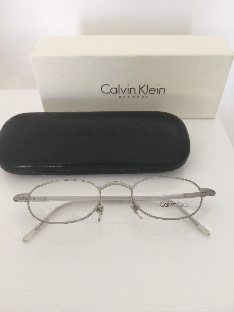 Vintage Calvin Klein CK 248 Silver Sunglasses - Super Vision Optical