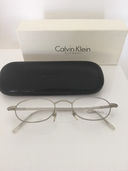 Vintage Calvin Klein CK 248 Silver Sunglasses - Super Vision Optical