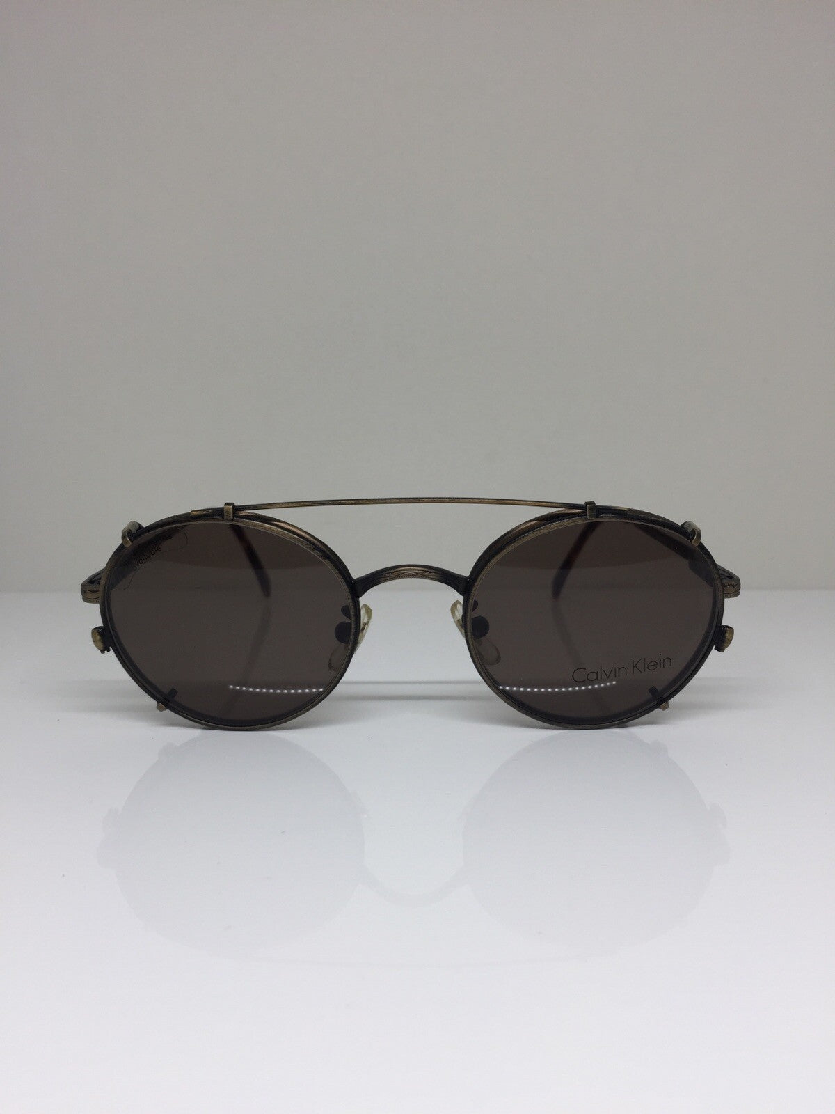 Vintage Calvin Klein CK 117 Brown Sunglasses - Super Vision Optical