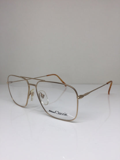 Vintage Nikon NC 4449 Gold Eyeglasses - Super Vision Optical
