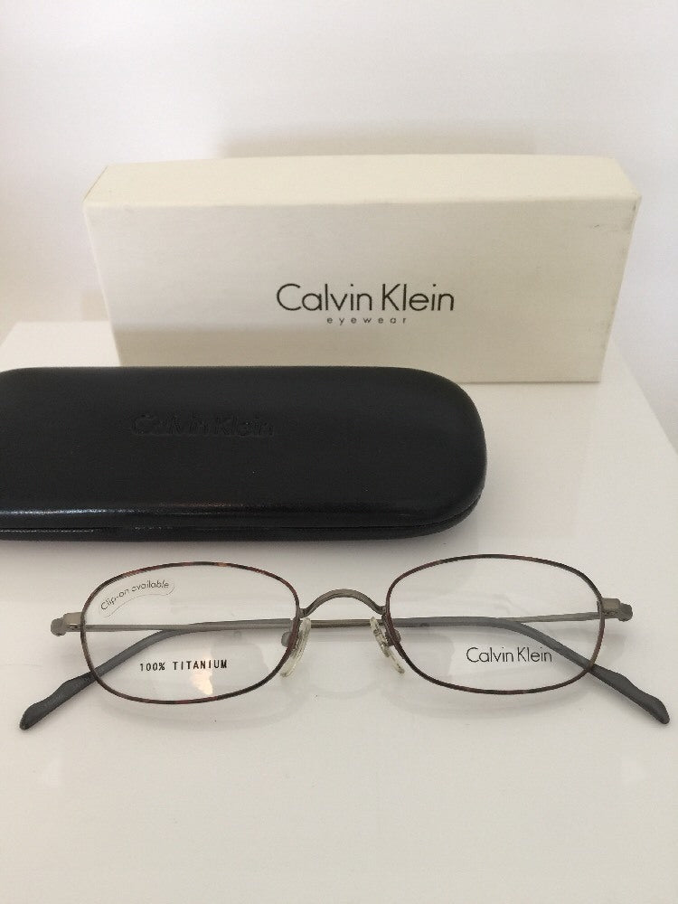 Vintage Calvin Klein CK 515 Tortoise Eyeglasses - Super Vision Optical