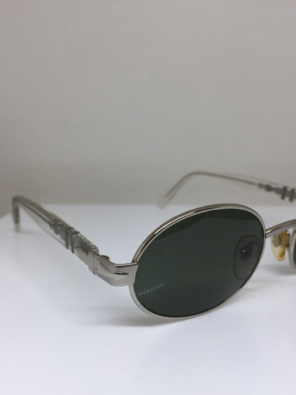 Vintage Persol PE 2022-S Silver Sunglasses - Super Vision Optical