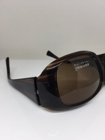 Vintage Alain Mikli A 0538 13 V3 Brown Sunglasses - Super Vision Optical