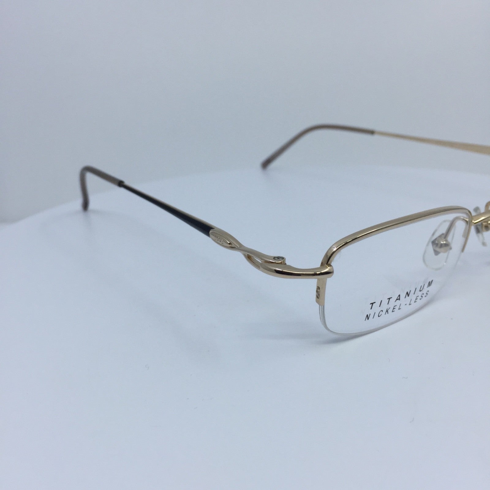 Vintage Jean Paul Gaultier JPG 57-0030 Gold Eyeglasses - Super Vision Optical
