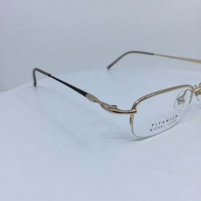 Vintage Jean Paul Gaultier JPG 57-0030 Gold Eyeglasses - Super Vision Optical