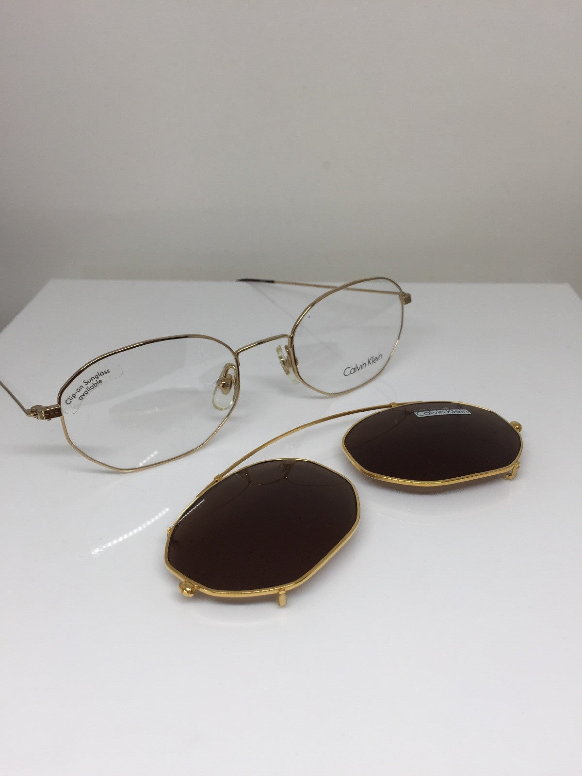 Vintage Calvin Klein CK 138 Gold Sunglasses - Super Vision Optical