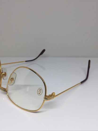 Vintage Cartier Romance Louis Cartier Gold Eyeglasses - Super Vision Optical
