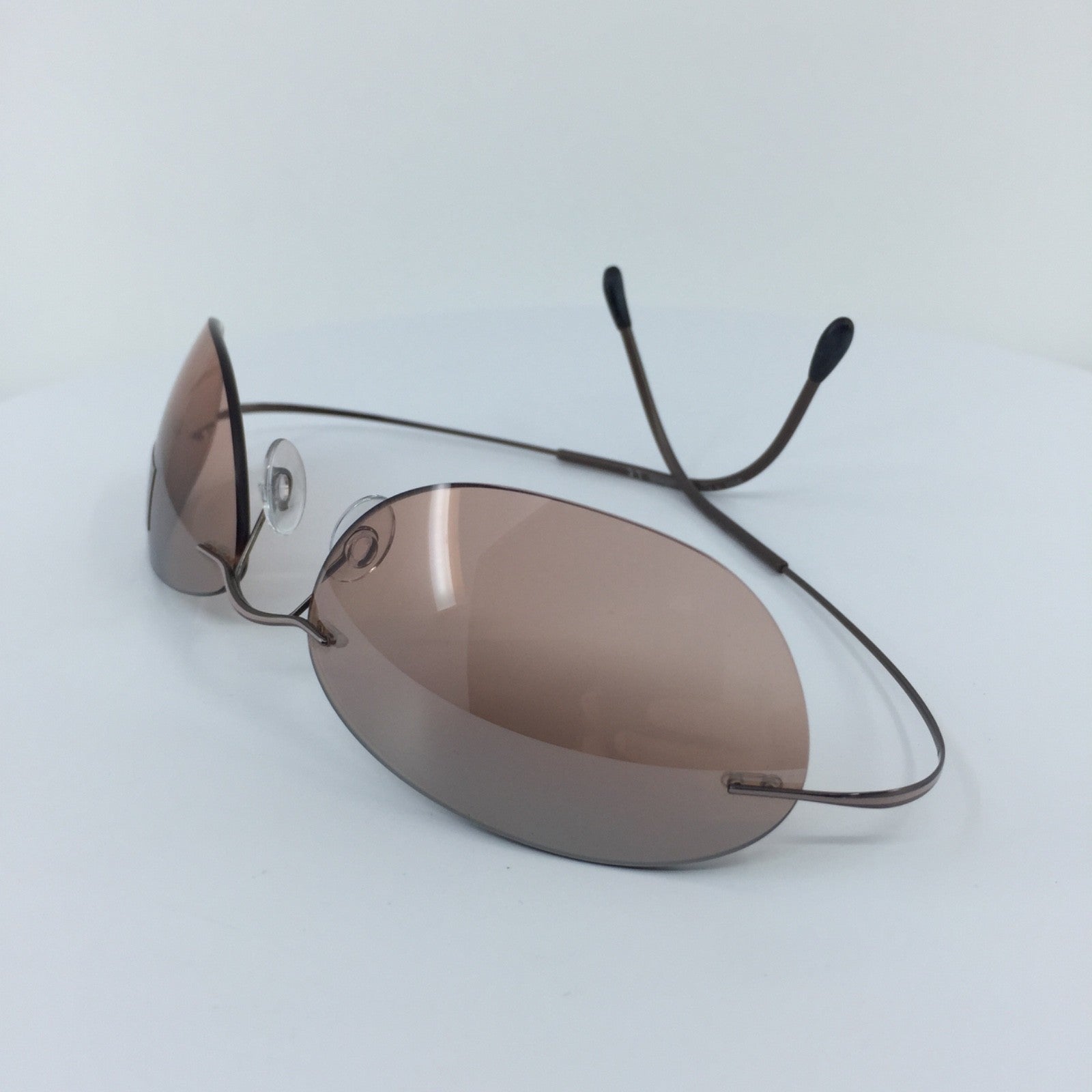 Vintage Silhouette TMA 8067 Brown Sunglasses - Super Vision Optical