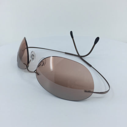 Vintage Silhouette TMA 8067 Brown Sunglasses - Super Vision Optical